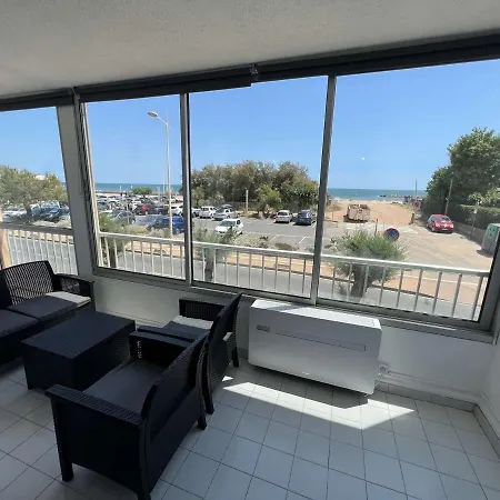 T2 Climat, Parking Prive, Wifi, 4 Pers, 50m Plage - Fr-1-701-66 * Valras-Plage