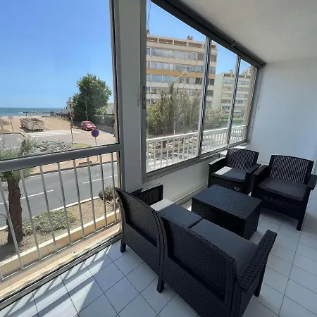 T2 Climat, Parking Prive, Wifi, 4 Pers, 50m Plage - Fr-1-701-66